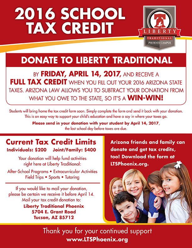 Donate to Heritage Elementary & Receive a State Tax Credit