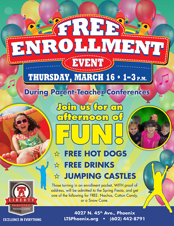 Free, Fun Enrollment Event